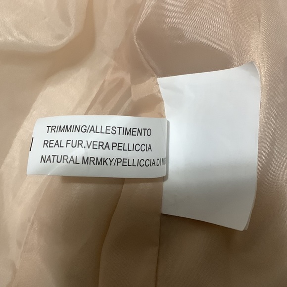 JACKET WITH REAL FUR TRIMMING - PUFFER - Picture 5 of 9